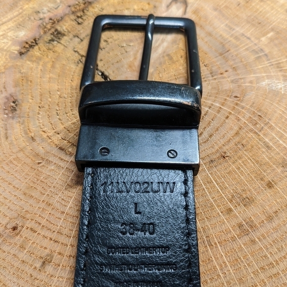 LEVI'S BELT Brown Black Reversible Belt - Picture 2 of 9